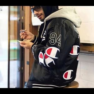 🔥 Supreme Satin hooded Varsity Jacket🔥